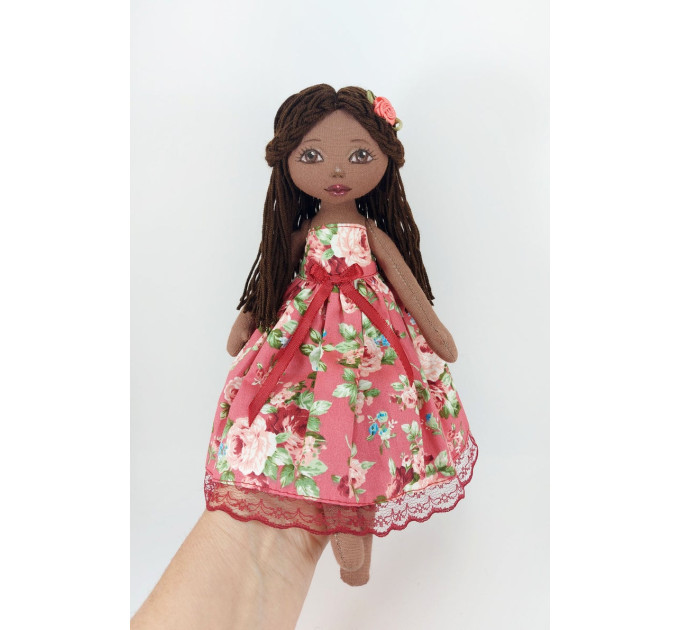 Handmade Rag Doll In  Removable Dress