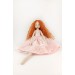 Interior Rag 18" Fairy Doll With Red Hair In A Removable Pink Dress
