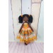 Black Doll With Curly Hair | Handmade Black Doll