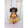 Black Doll With Curly Hair | Handmade Black Doll