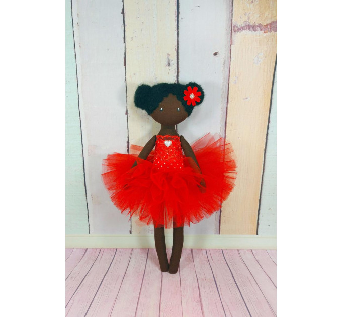 Handmade Black Doll | Handmade Cloth Doll