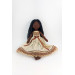 Little Doll Made Of Black Fabric 12 Inches