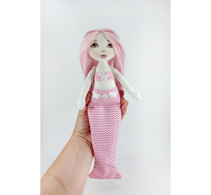 Little Rag Doll In A Detachable Mermaid Costume