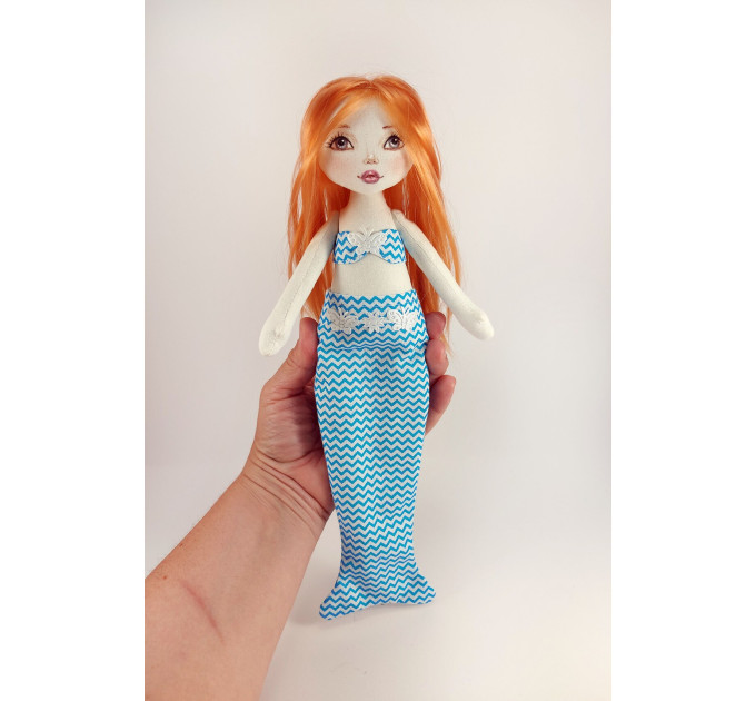 Little Rag Doll In A Detachable Mermaid Costume