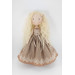 Princess Doll In A Brown Dress