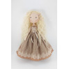 Princess Doll In A Brown Dress