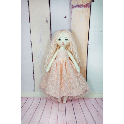 Princess Doll In Orange Dress