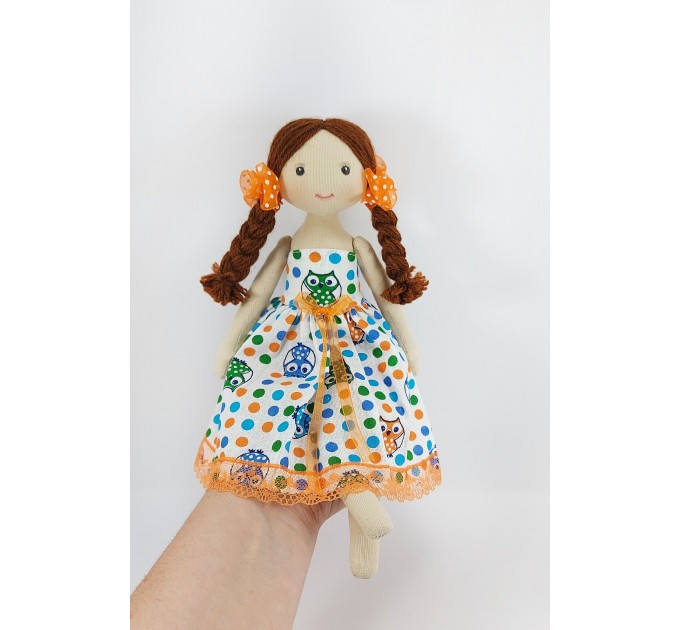 Rag Doll 12 Inches In A White Dress