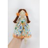 Rag Doll 12 Inches In A White Dress