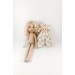 Rag Doll 15" With Wavy Blonde Hair In A Removable Dress