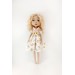 Rag Doll 15" With Wavy Blonde Hair In A Removable Dress