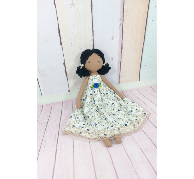 Rag Doll In A Removable Cotton Dress