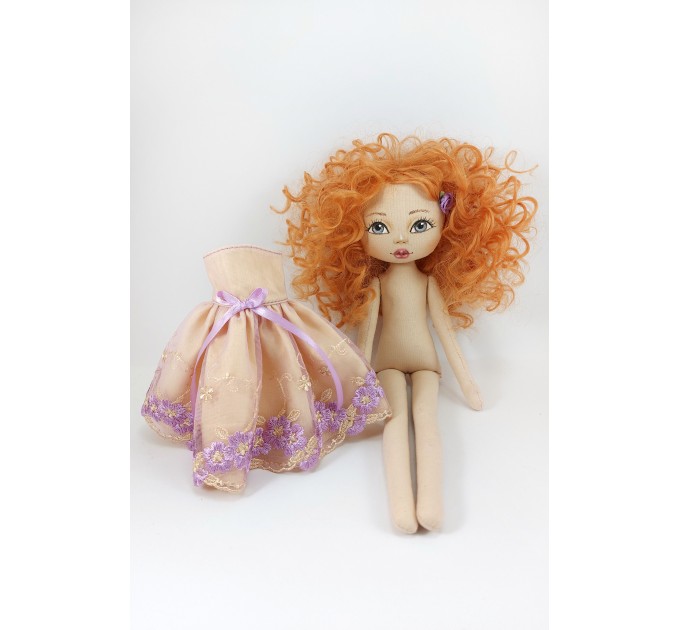 Red Hair Cloth Doll 16 Inches