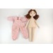 Small Handmade Rag Doll In A Jumpsuit