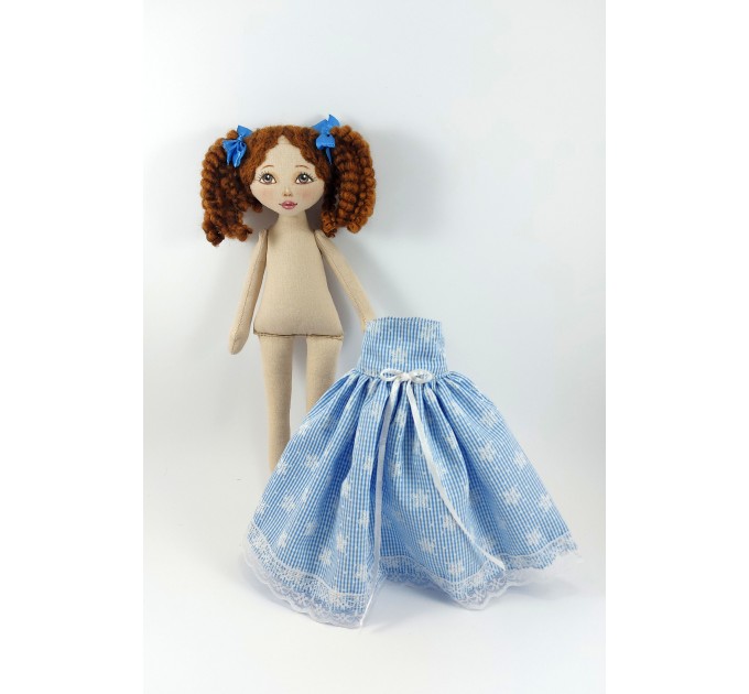 Small Rag Doll With Removable Clothes