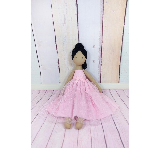 13 Inches Handmade Brown Ballerina Doll