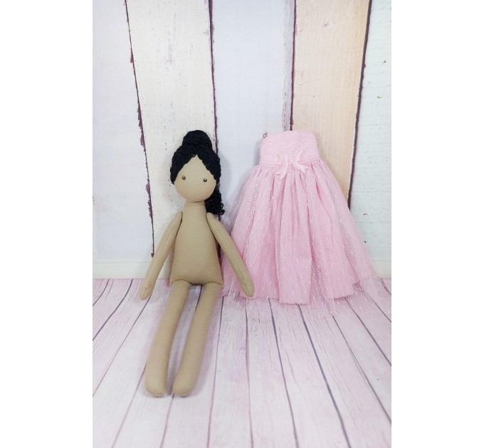 13 Inches Handmade Brown Ballerina Doll