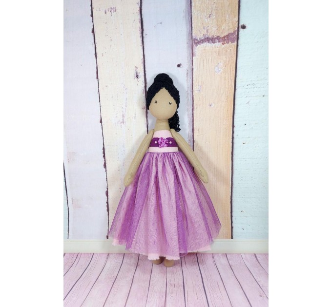 13 Inches Handmade Brown Ballerina Doll