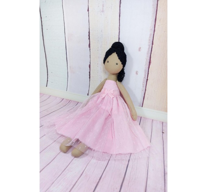 13 Inches Handmade Brown Ballerina Doll