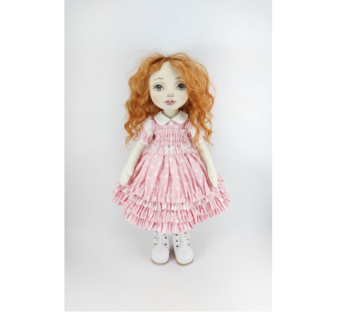 Handmade Cloth Decorative Doll |  Collectible OOAK Art Doll
