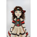 Rag Doll Mascot In A Folk Embroidered Handmade Dress