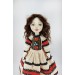 Rag Doll Mascot In A Folk Embroidered Handmade Dress