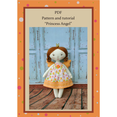 PDF Angel Doll Pattern 8 Inches Sewing Tutorial