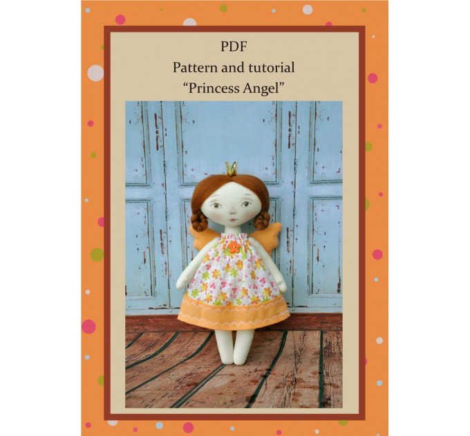 PDF Angel Doll Pattern 8 Inches Sewing Tutorial