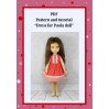 PDF Pattern & Tutorial " Dress For Paola Doll"