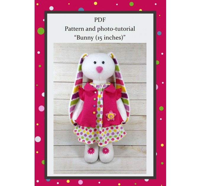 PDF Pattern And Photo Tutorial Bunny In A Dress