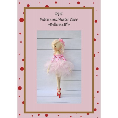 PDF Pattern And Tutorial Ballerian Doll 18 Inches With The Dress