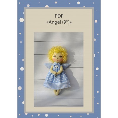 PDF Pattern And Tutorial Of The Angel Doll 9 Inches In A Dress