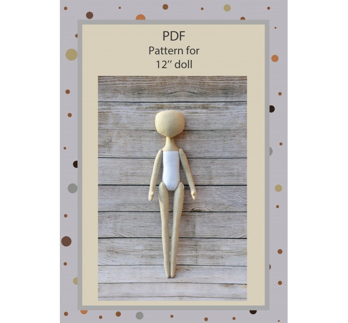 PDF Pattern Ballerina Doll 12 Inches