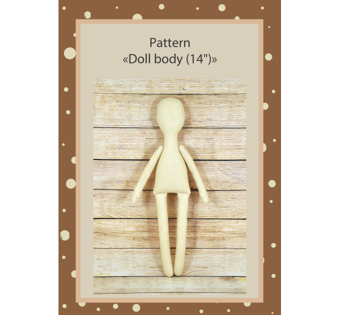 PDF Pattern Dolls Body 14 Inches