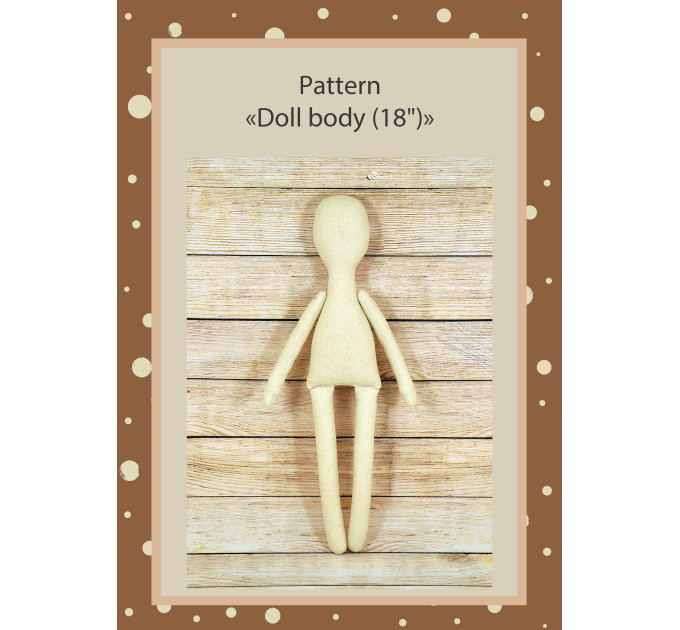 PDF Pattern Dolls Body 18 Inches