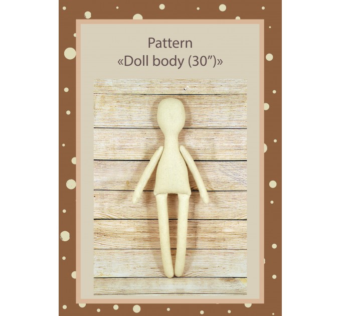 PDF Pattern Dolls Body 30 Inches