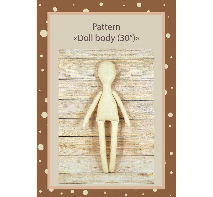 PDF Pattern Dolls Body 30 Inches
