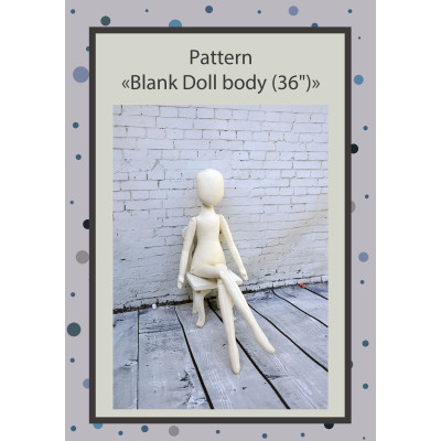 PDF Pattern Dolls Body 36 Inches