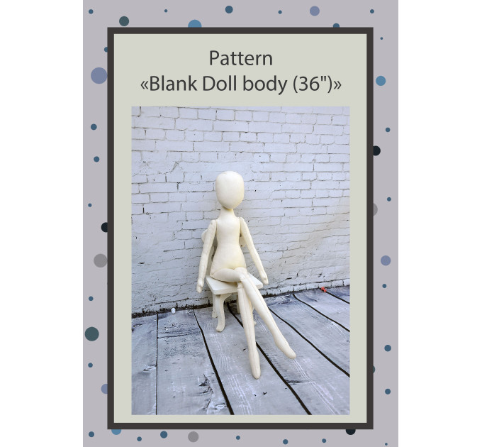 PDF Pattern Dolls Body 36 Inches