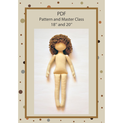 PDF Patterns & Tutorial Doll Body 18 And 20 Inches