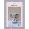 PDF Plush Elephant 9 Inches Pattern & Tutorial