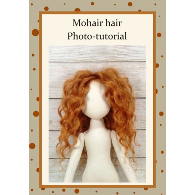 PDF Sewing Tutorial Hairstyle For A Doll From Mohair Hair 