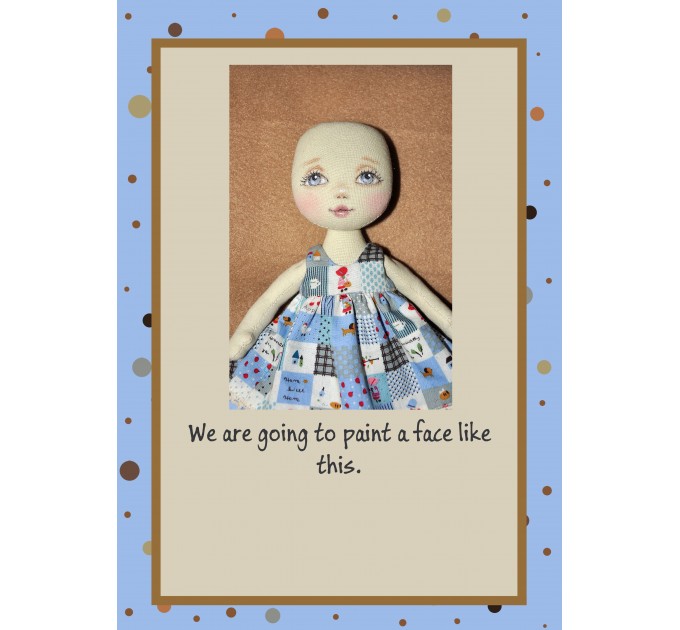 PDF Tutorial Face Painting Cloth Doll