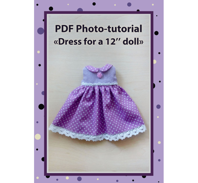 Pattern Sewing Dresses For Dolls  Sewing Tutorial. 