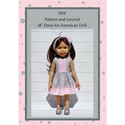 PDF Pattern Of The Dress For Dolls 18 Inches #2