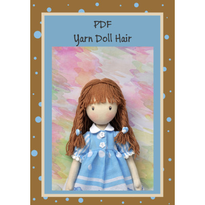 PDF Tutorial Hairstyle For Dolls Hair Yarn #1