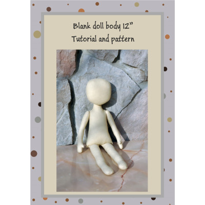 PDF Pattern & Tutorial Dolls Body 12 Inches #2