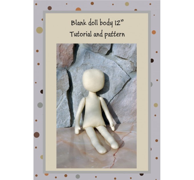PDF Pattern & Tutorial Dolls Body 12 Inches #2