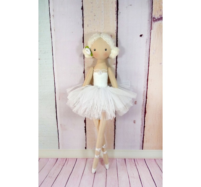 ballerina Doll,Textile doll, decorative doll,collectible dolls , doll cotton, rag doll