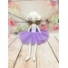 Handmade Ballerina Doll | Handmade Cloth Dolls In Violet Dress 